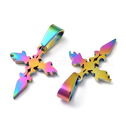 Ion Plating(IP) 304 Stainless Steel Pendants&nbsp;STAS-Z018-01MC