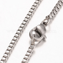 Tarnish Resistant 316 Surgical Stainless Steel Venetian Chains Necklaces&nbsp;NJEW-JN01293-02