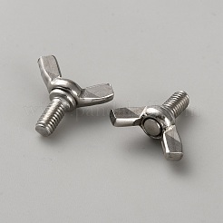 304 Stainless Steel Butterfly Wing Nut Screws&nbsp;DIY-WH0888-481A-P