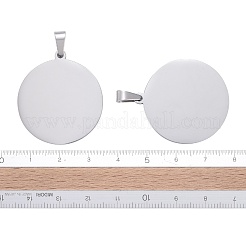 Tarnish Resistant 304 Stainless Steel Pendants&nbsp;STAS-P063-09P