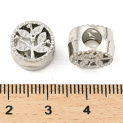 Alloy European Beads Rhinestone Settings&nbsp;FIND-E041-24P