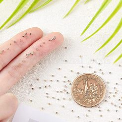 360個3色304ステンレススチールスペーサービーズ  ロンデル  ミックスカラー  1.5x0.8mm  穴：0.8mm  120個/カラー&nbsp;STAS-UN0024-93