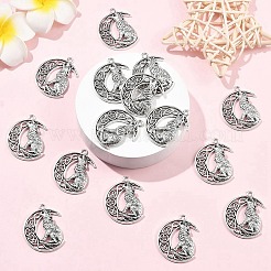 15Pcs Tibetan Style Alloy Pendants&nbsp;FIND-YW0011-12