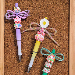 DIY Round & Daisy Silicone Beads Jewelry Making Finding Kit&nbsp;DIY-DC0002-96