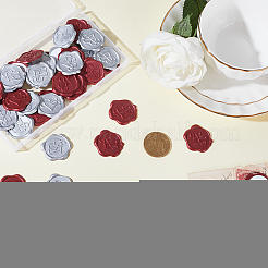 50Pcs 2 Styles Adhesive Wax Seal Stickers&nbsp;DIY-CP0009-10A