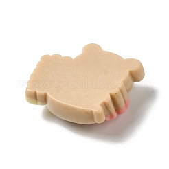 Opaque Resin Cartoon Bear Decoden Cabochons&nbsp;LS-RESI-G082-01B