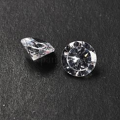 キュービックジルコニアカボション  グレードA  多面カット  ダイヤモンド  透明  9x5mm&nbsp;LS-ZIRC-XCP0001-03