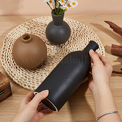 陶器の花瓶3個、ディスプレイ装飾  ミックスカラー  96x101mm&nbsp;AJEW-WH0816-601
