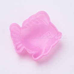 DIYの子供のおもちゃのセット  粘土型ツールキット  plasticine教育面白いおもちゃ  ショッキングピンク  31~49x22~46x7~12mm  12個/セット&nbsp;DIY-WH0022-10