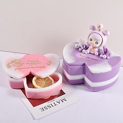 Double Heart DIY Silicone Storage Molds&nbsp;LS-DIY-G079-22