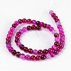 Natural Striped Agate/Banded Agate Beads&nbsp;AGAT-6D-3