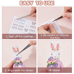 Plastic Doll Eyelash Stickers&nbsp;DIY-WH0740-42
