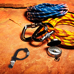 Handmade Nylon Parachute Cord for Men&nbsp;HJEW-WH0043-66AS-02