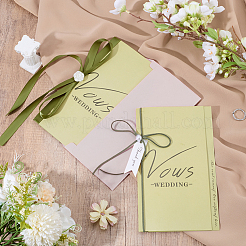 Paper Wedding Vows Cards&nbsp;AJEW-CP0011-25A