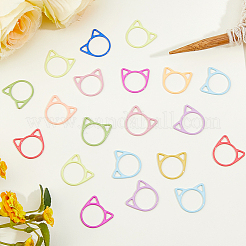 96Pcs 12 Colors Baking Paint Iron Stitch Markers&nbsp;IFIN-HS0001-05
