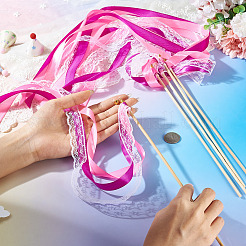 Polyester Ribbon Wands&nbsp;AJEW-TAC0006-31A
