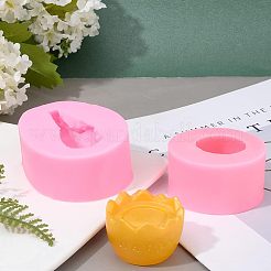 Diy 食品形状フォンダン金型キット  木製のクラフトスティック入り  プラスチックピペット  ラテックス指サック  プラスチック計量カップ  プラスチックスプーン  ショッキングピンク  57x81x24mm  内径：23x62mm  1 PC&nbsp;DIY-OC0003-46