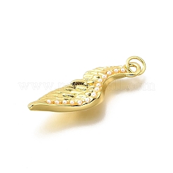ABS Plastic Pearl Pendants&nbsp;KK-V011-43G