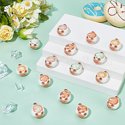 20Pcs 5 Styles Resin Cat Shape Coffee Display Decorations&nbsp;AJEW-SC0001-90