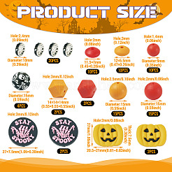 Halloween DIY Beads Findings Kits&nbsp;DIY-TA0014-47B