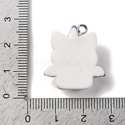 Halloween Theme Opaque Resin Pendants&nbsp;RESI-D075-03F