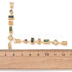Brass Micro Pave Colorful Cubic Zirconia Big Pendants&nbsp;KK-A304-31A-G