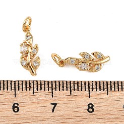SHEGRACE Brass Micro Pave Clear Cubic Zirconia Charms&nbsp;XGRQ4N990-718G