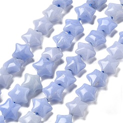 Synthetic Blue Lace Agate Beads Strands&nbsp;G-Z080-A21-8mm