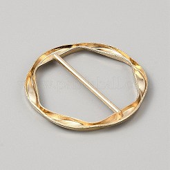 合金バックル  フラットラウンド  ウェビング用  ストラップバッグ  ライトゴールド  41.5x42.5x3.5mm&nbsp;AJEW-WH20002-67KCG