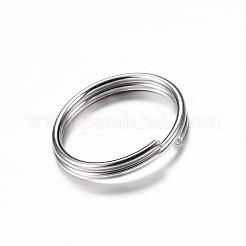 Tarnish Resistant 304 Stainless Steel Split Rings&nbsp;STAS-P092-01