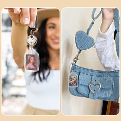 20Pcs Acrylic Photo Frame Keychains&nbsp;KEYC-TA0004-82