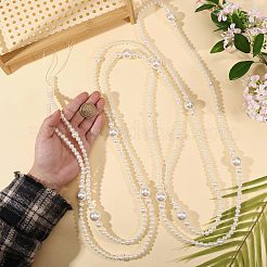 ABS Plastic Imitation Pearl Hanging Ornaments&nbsp;HJEW-PH02595