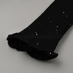 Sequin Acrylic Fiber Yarn Leg Warmers Socks&nbsp;AJEW-WH20064-46A