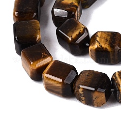 Natural Tiger Eye Beads Strands&nbsp;G-Q608-10E