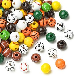 Round Natural Schima Wood Beads&nbsp;WOOD-CJ0002-66
