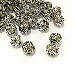 Brass European Beads&nbsp;KK-I440-AS