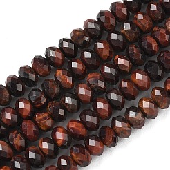 Natural Tiger Eye Bead Strands&nbsp;G-D344-A20-04