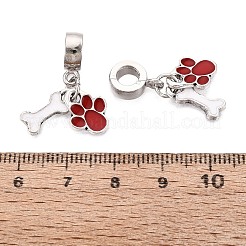 Alloy Enamel European Dangle Charms&nbsp;FIND-Q121-01B-P