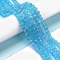 Electroplate Glass Beads Strands&nbsp;EGLA-A034-T4mm-L03