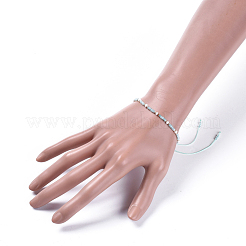 Adjustable Nylon Thread Braided Beads Bracelets&nbsp;BJEW-JB04377