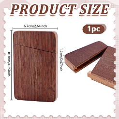 Walnut Wood Slim Card Holder&nbsp;CON-WH0095-218