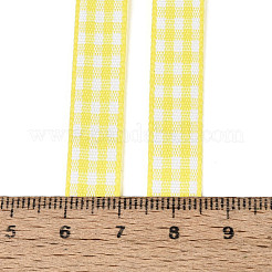 Single Face Plaid Polyester Satin Ribbon&nbsp;SRIB-T009-10A