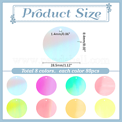 16 Sets 8 Colors Ornament Accessories&nbsp;PVC-PH0001-36