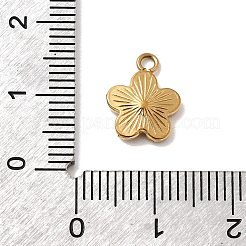 304 Stainless Steel Pave Rhinestone Charms&nbsp;STAS-G369-10G
