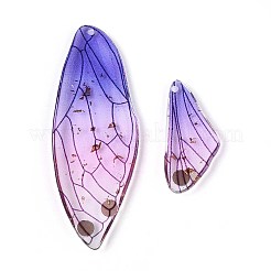 Epoxy Resin Butterfly Wing Pendants&nbsp;RESI-T057-89B