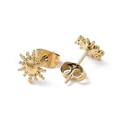 Ion Plating(IP) 304 Stainless Steel Stud Earring for Women&nbsp;EJEW-I285-20G
