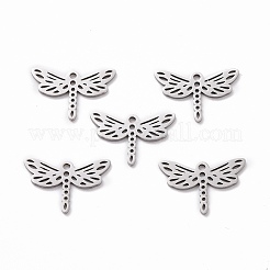 Non-Tarnish 201 Stainless Steel Filigree Joiners Links&nbsp;STAS-S105-JN868-1