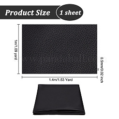Lichee Pattern PU Leather Fabric Sheet&nbsp;DIY-WH0304-586A