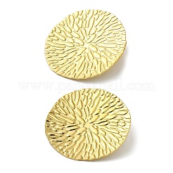 304ステンレススチールスタッドピアス  ゴールドカラー  ラウンド  40mm&nbsp;EJEW-U001-04G-02