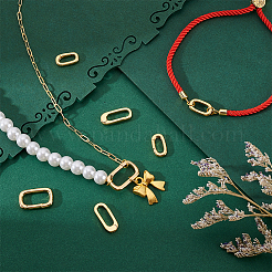 12Pcs 3 Styles Brass Spring Gate Rings&nbsp;KK-PH0013-95